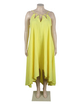 Solid Color Loose Pullover Dress