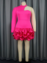 One-shoulder Fashion Slim Party Dress