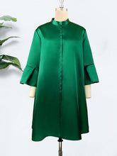 Flare Sleeve Loose Dress
