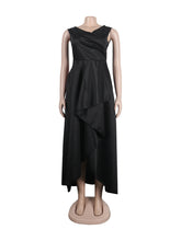 Solid Color Off Shoulder Slim Dress