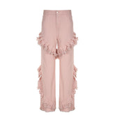 Casual Loose Tassels Straight Jeans