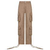 Fashion Low waist Tooling Jeans