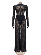 Sexy See through Backless Lace Jumpsuit