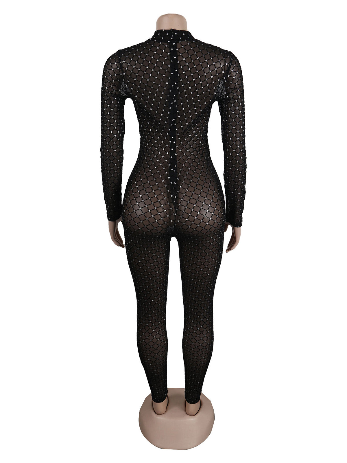 Sexy See through Mesh Jumpsuit