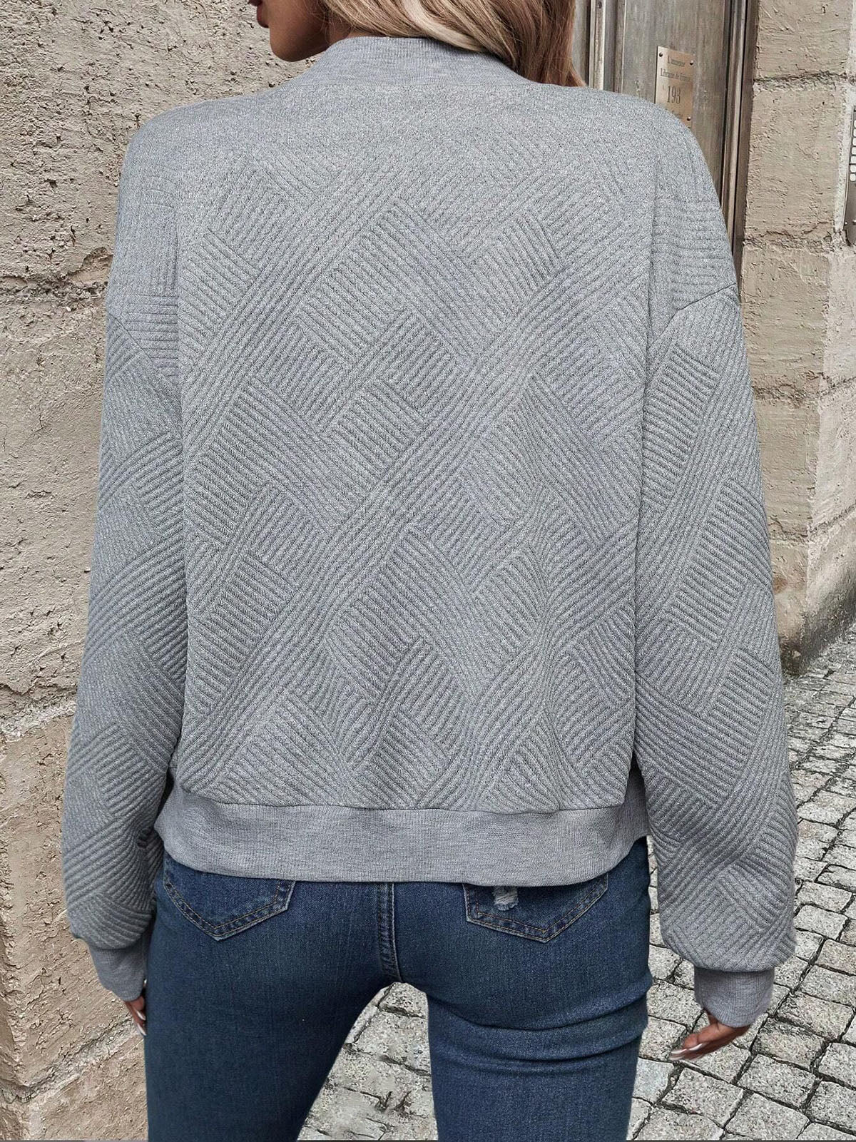 Casual Hoodie Zipper Baseball Collar Jacket