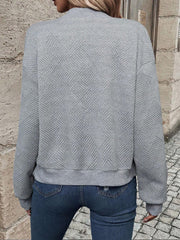 Casual Hoodie Zipper Baseball Collar Jacket