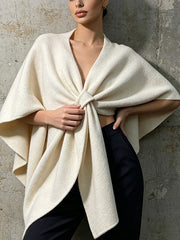 Twisted Sleeveless Cape Top-boutique