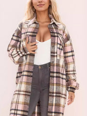 Fashion Plaid Casual Loose Jacket