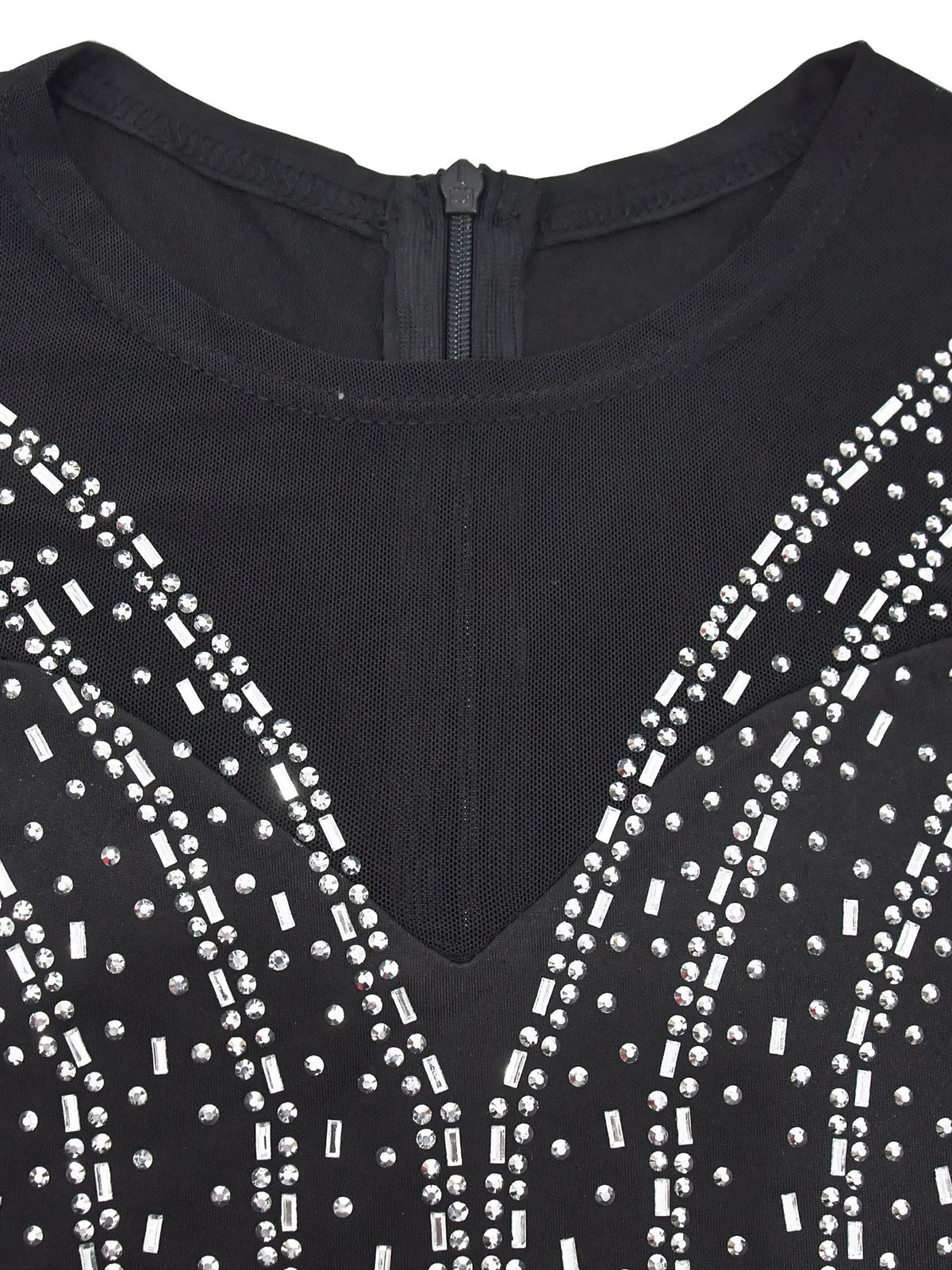 Fashion Rhinestone Slim Fit Party Club Gown Dress