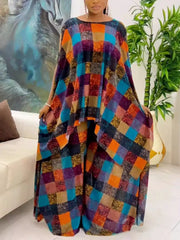 Print Sleeveless Loose Wide Leg Pants Set