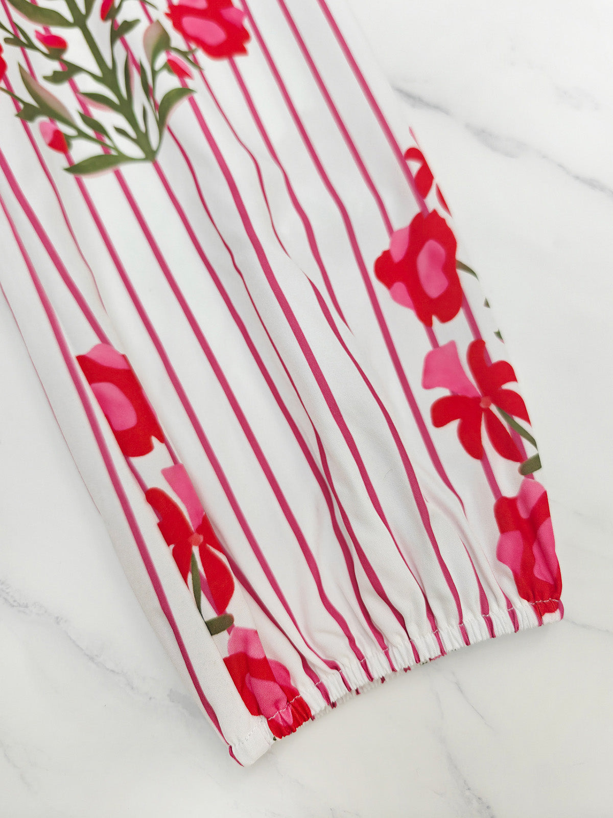 Casual Floral Print Loose Maxi Dress