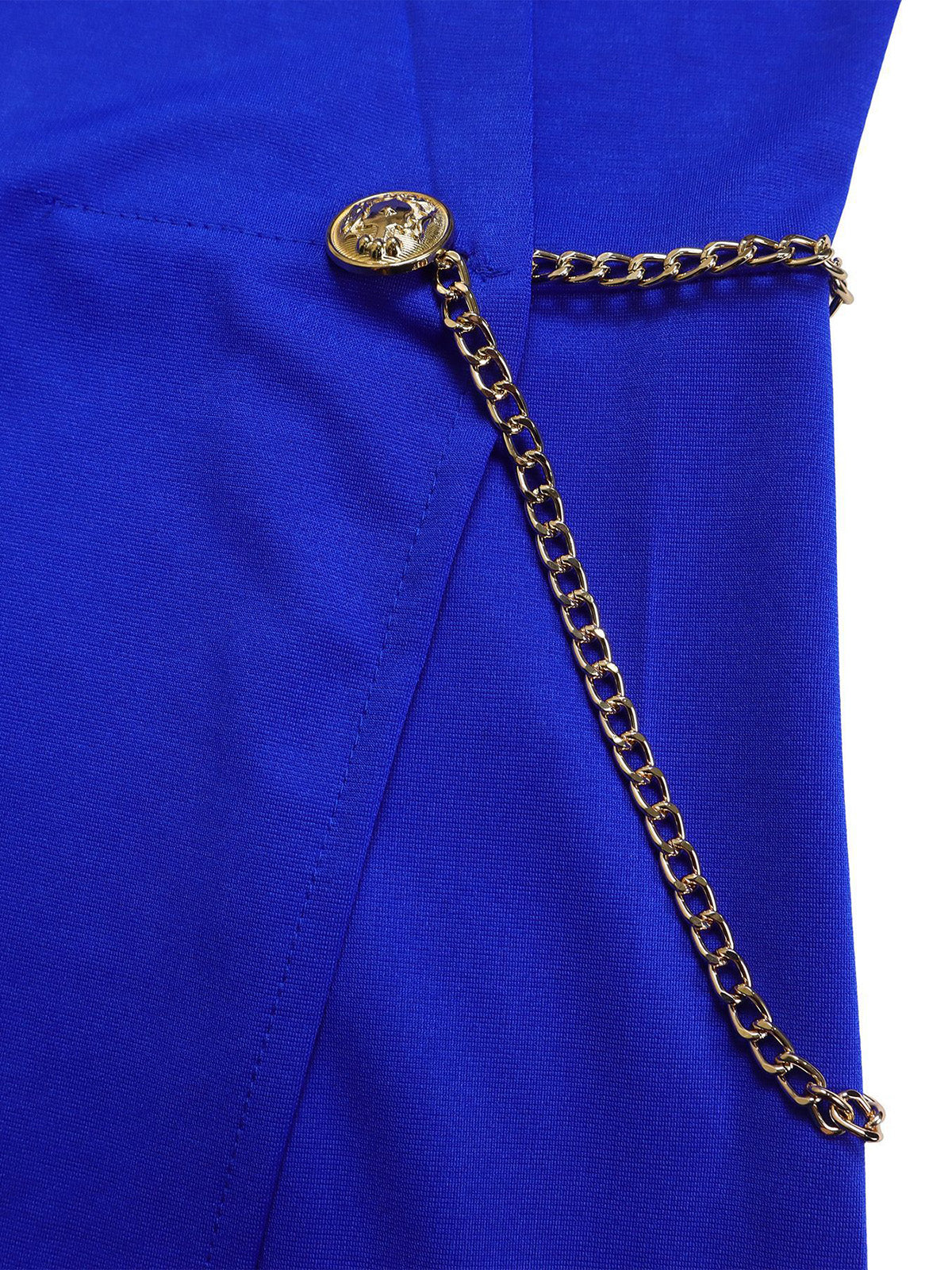 Elegant Lapel Sleeveless Asymmetry Slim Jumpsuit
