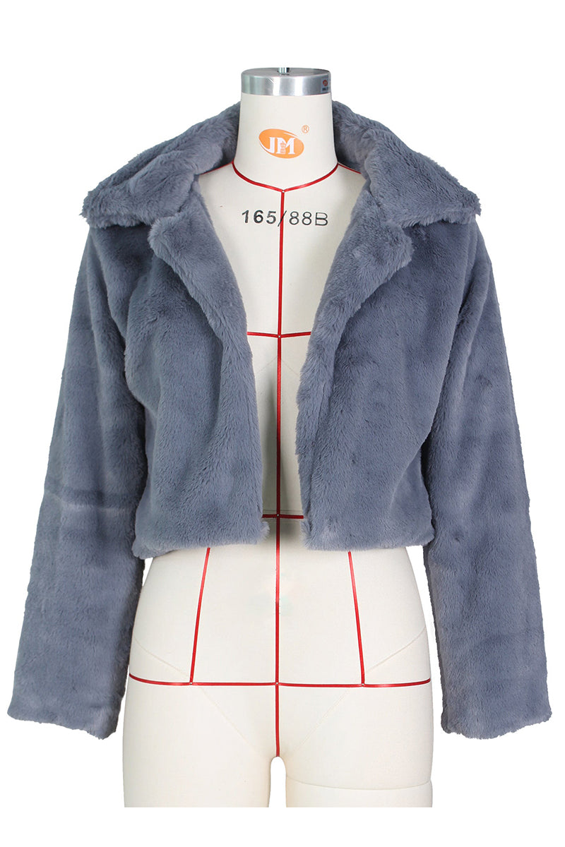 Fashion Warm Faux Fur Jacket Coat
