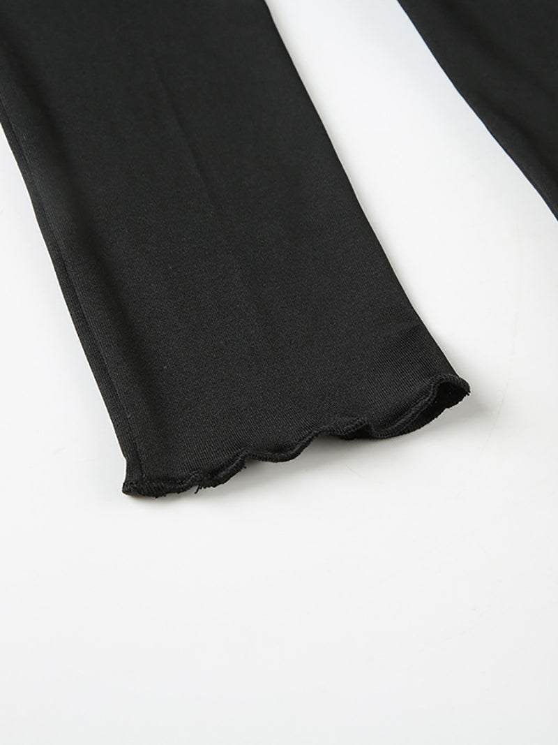 Fashion Swinging Collar Hooded Sleeve Maxi Dress