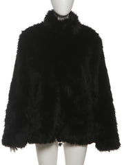 Fashion Faux Fur Loose Coat