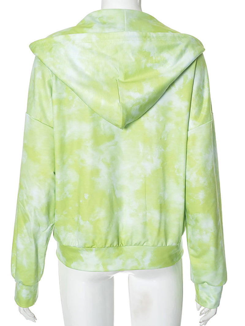 Tie Dye Casual Hoodie