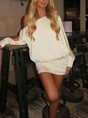 Fashion Love Letter Long Sleeve Mini Dress