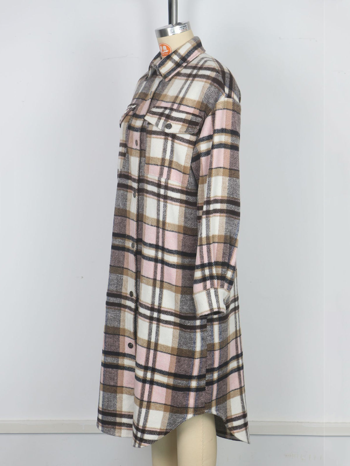 Fashion Plaid Casual Loose Jacket