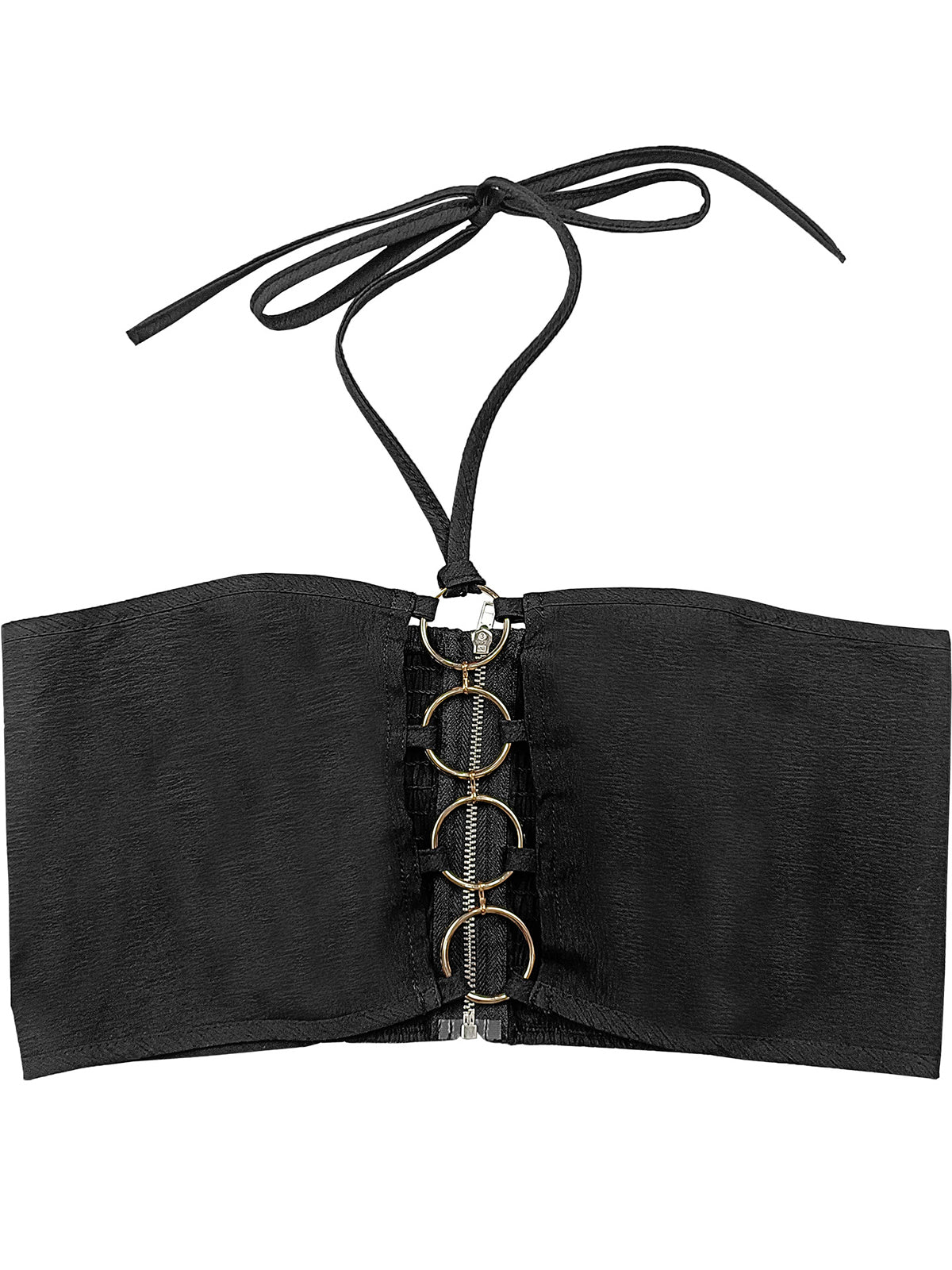 Sexy Backless Crop Top and Wide Leg Pants 2-Piece Sets