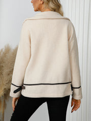 Long Sleeve Button Cardigan Coat