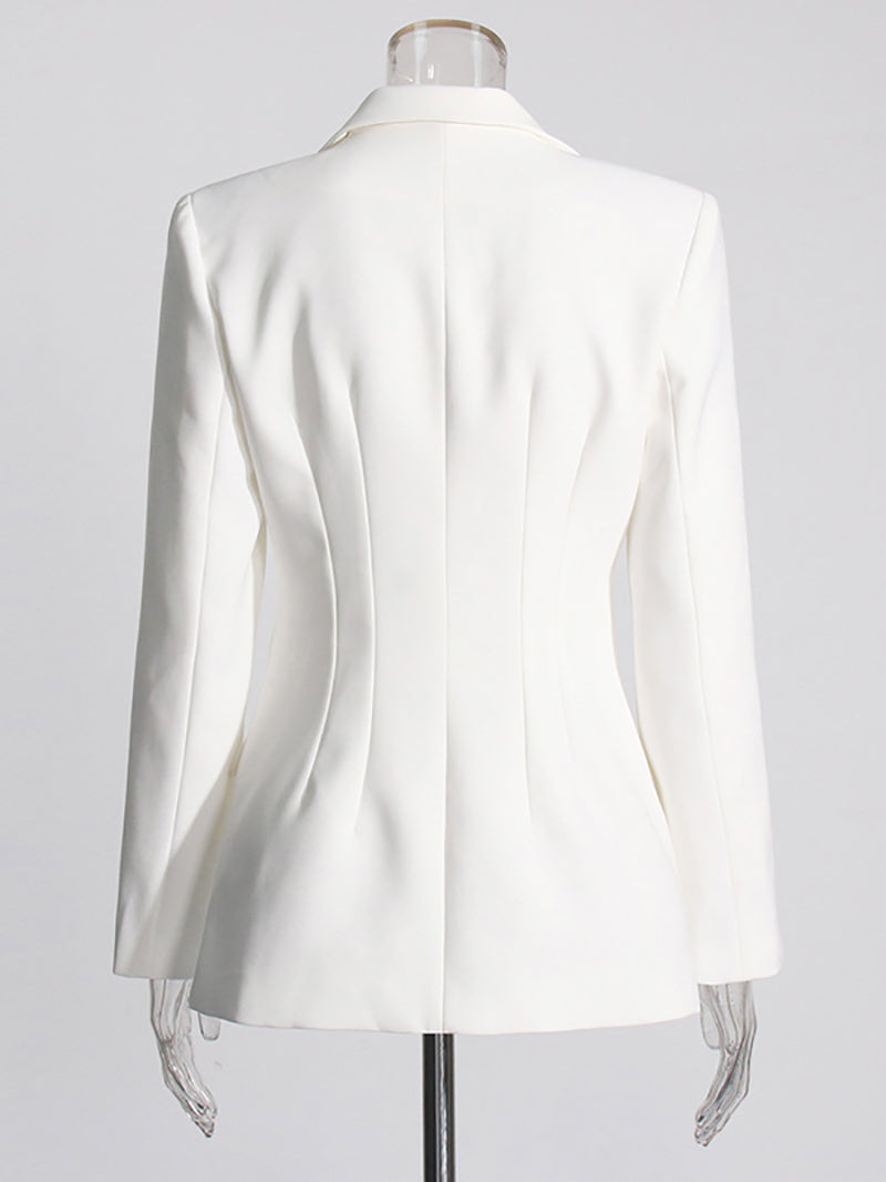 Fashion Slim One-Button Blazer