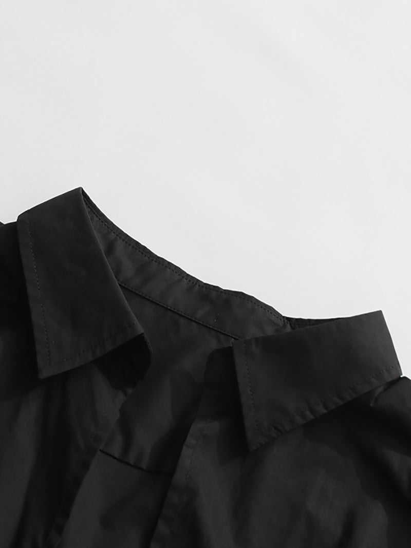 Casual Irregular Loose Shirt Dress
