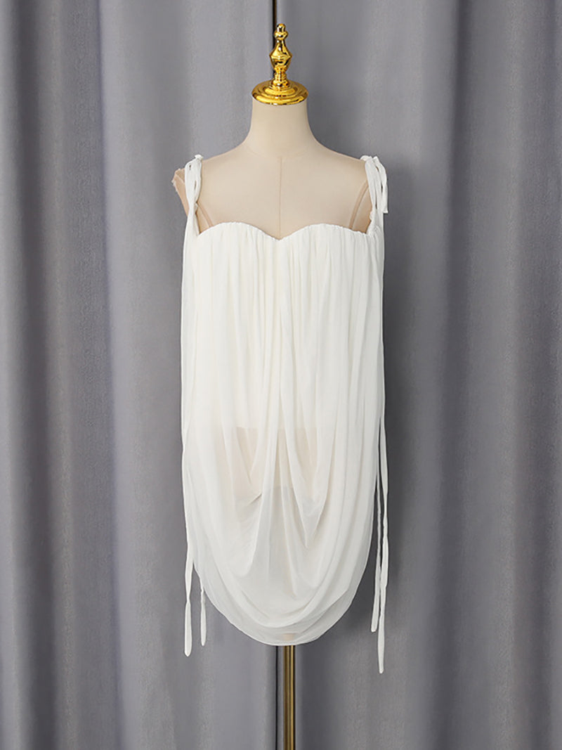 Casual Sleeveless Loose Strap Top