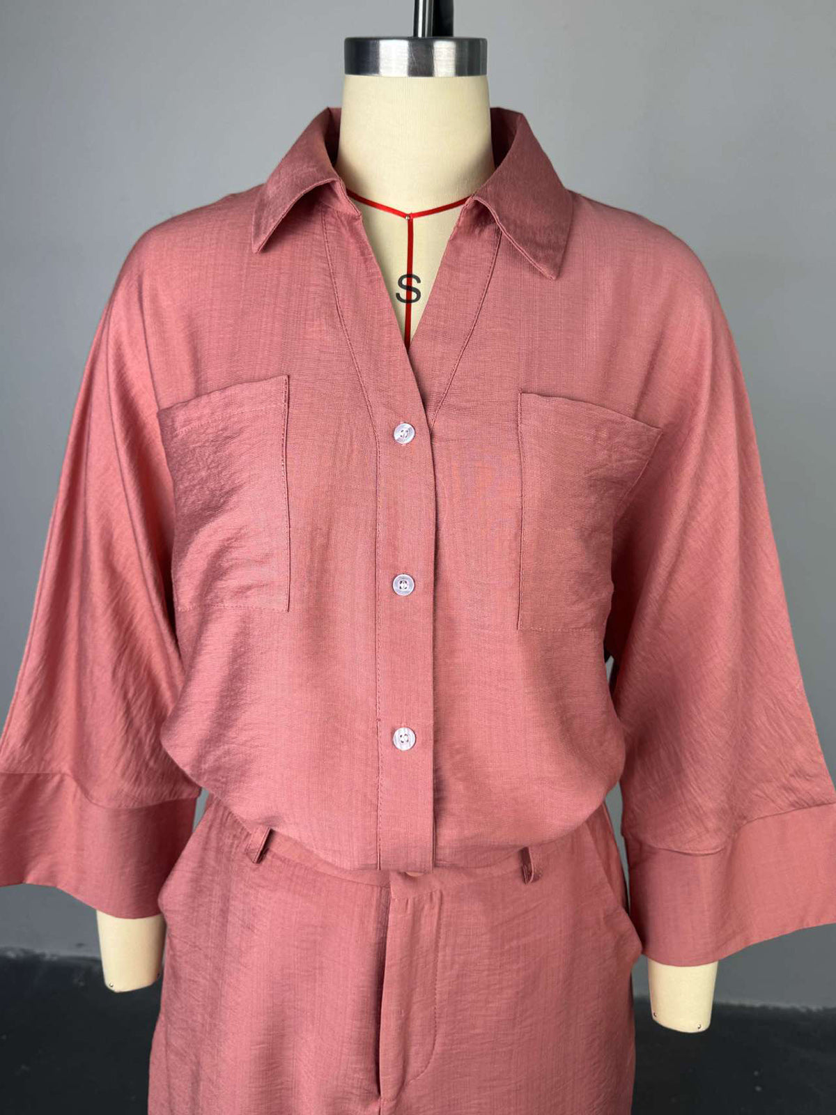 Fashion Batwing Sleeve Shirt and Shorts Skirts Sets