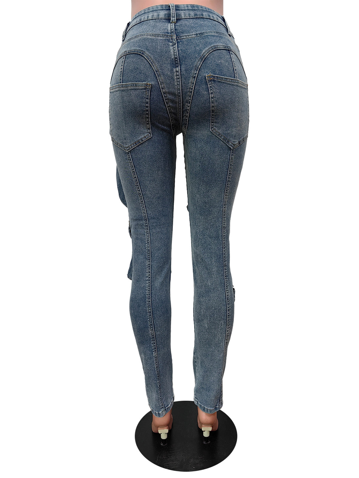 Fashion Multi-pocket Cargo Jeans