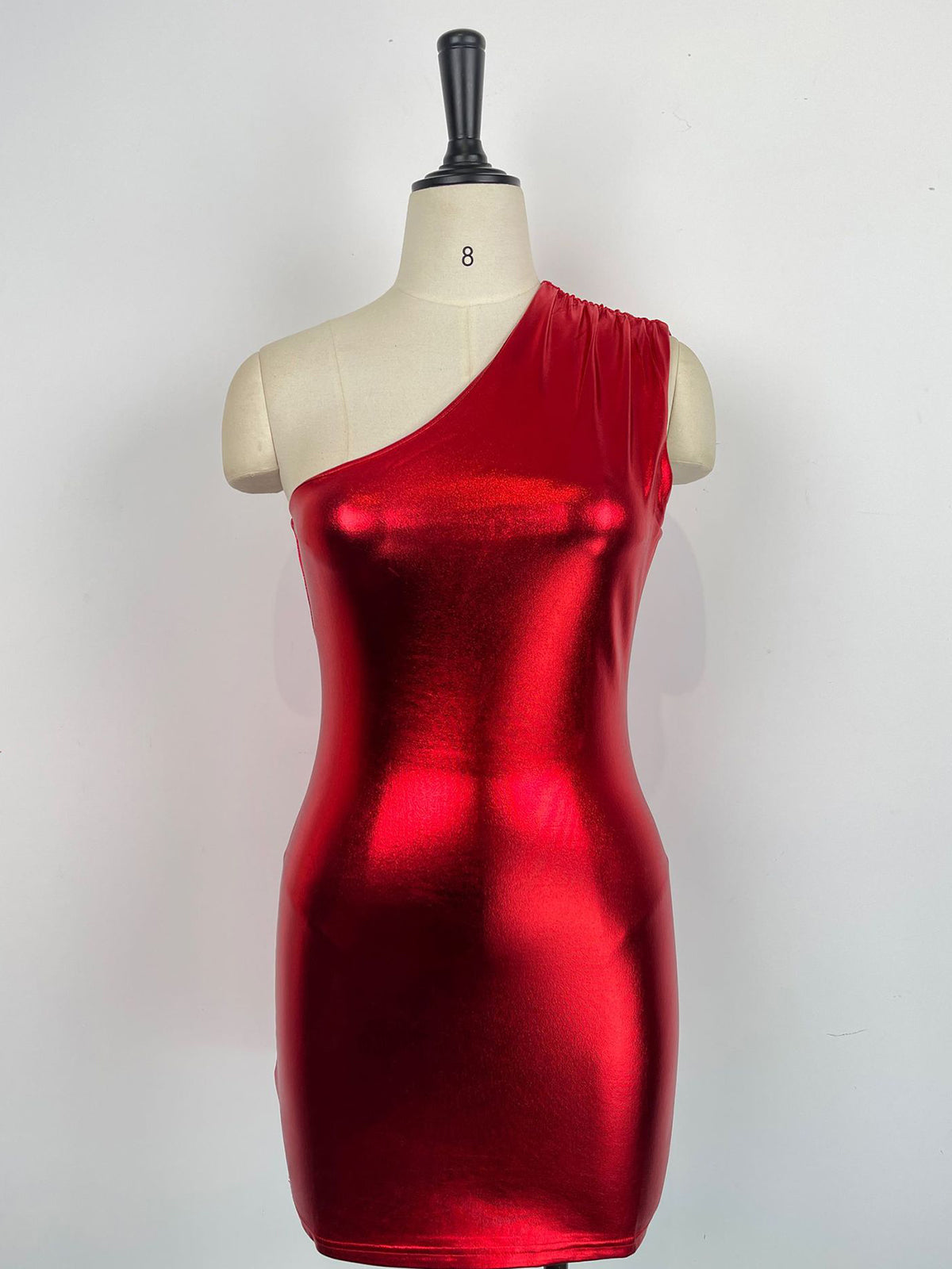 Sexy One Shoulder Sleeveless Bodycon Club Dress