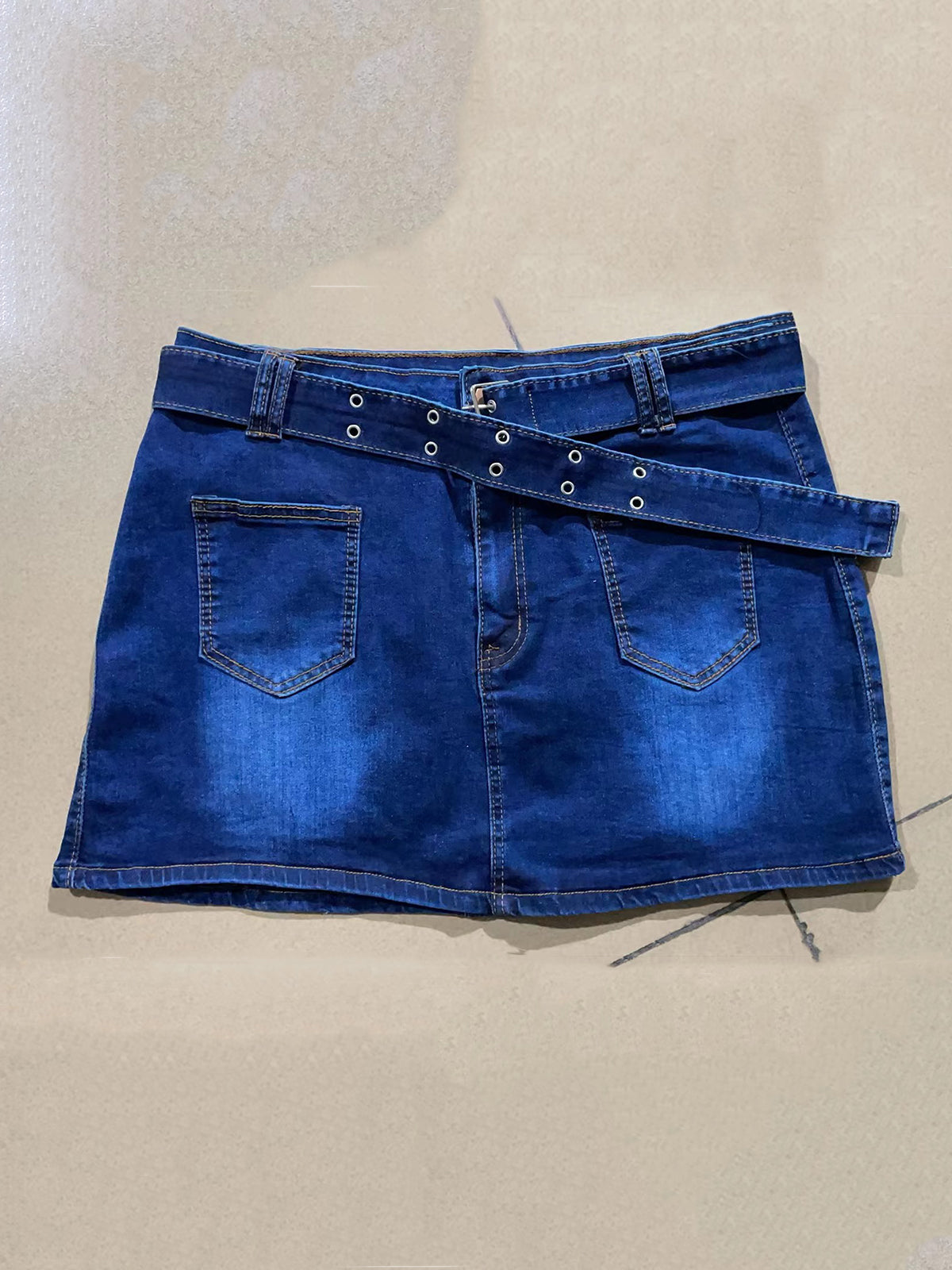 Fashion Stretch Denim Skirt