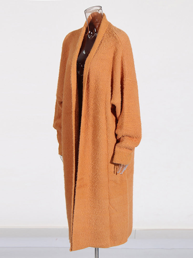 Fuzzy Oversized Duster Cardigan Coat