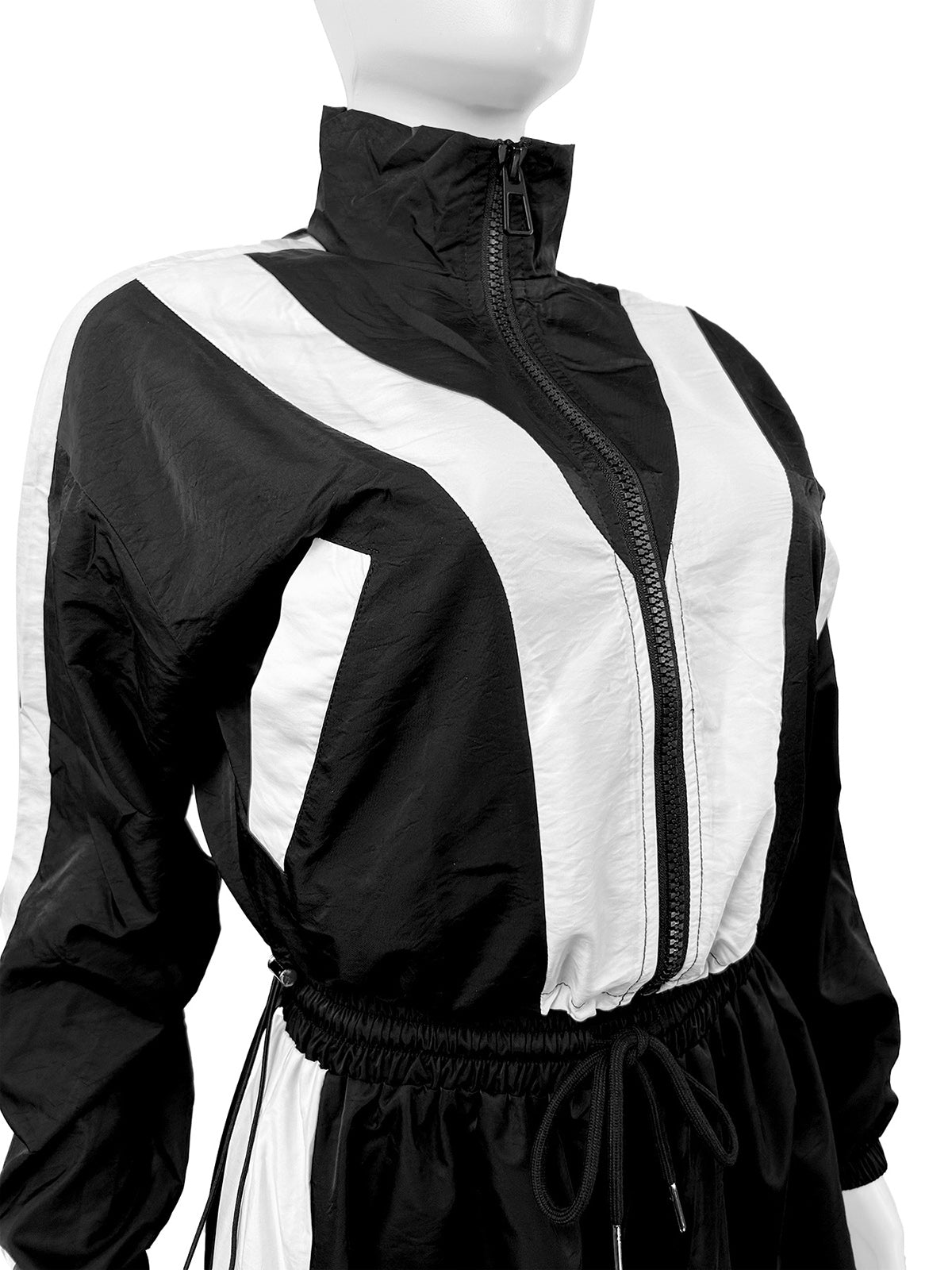 Casual Zipper Sweatshirt Wide Leg Pants Set
