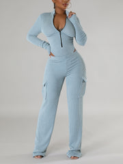 Overnight Party Club Bodysuit Pant Set