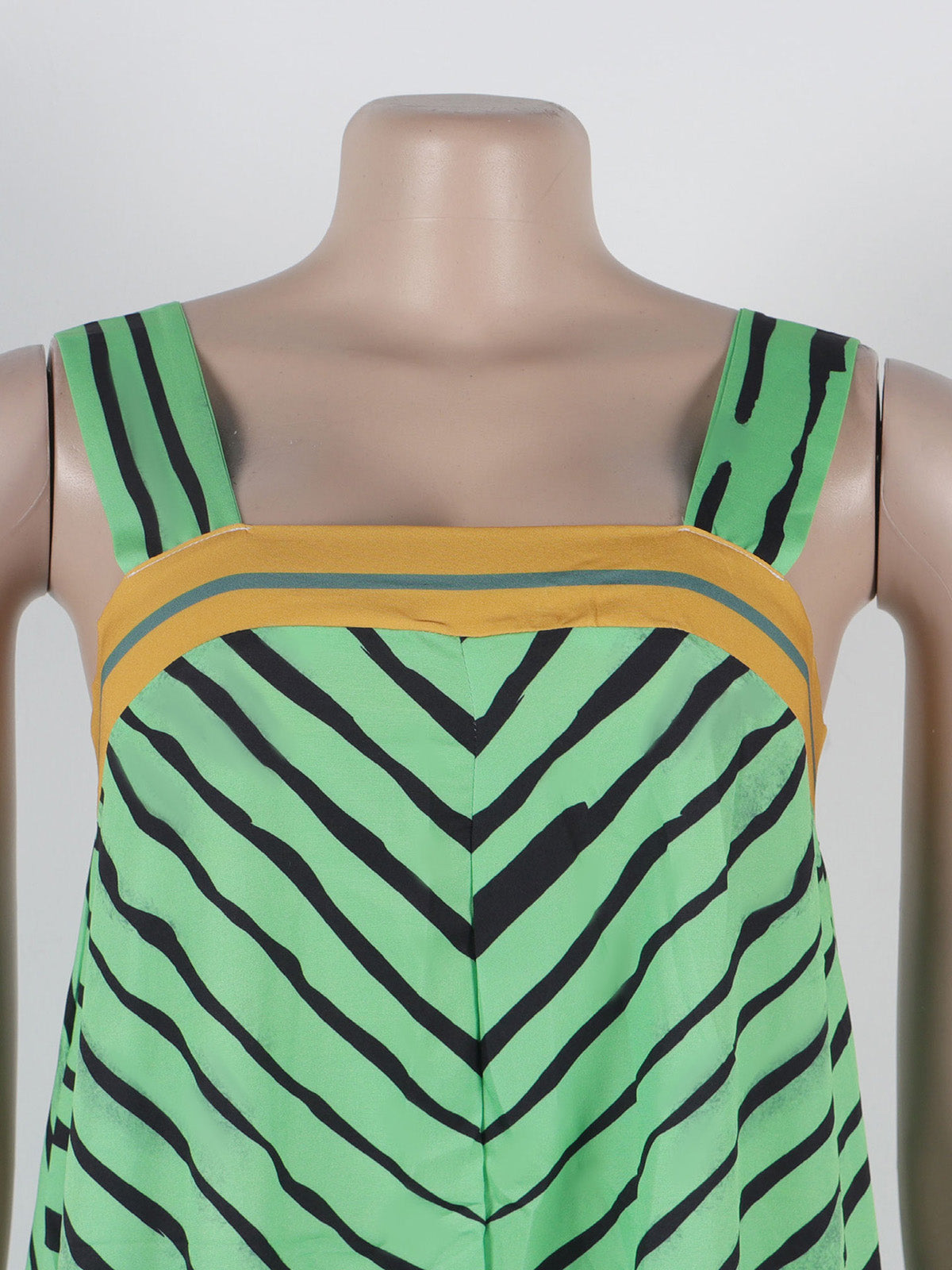 Sexy Striped Print Sleeveless Loose Wide Leg Jumpsuit