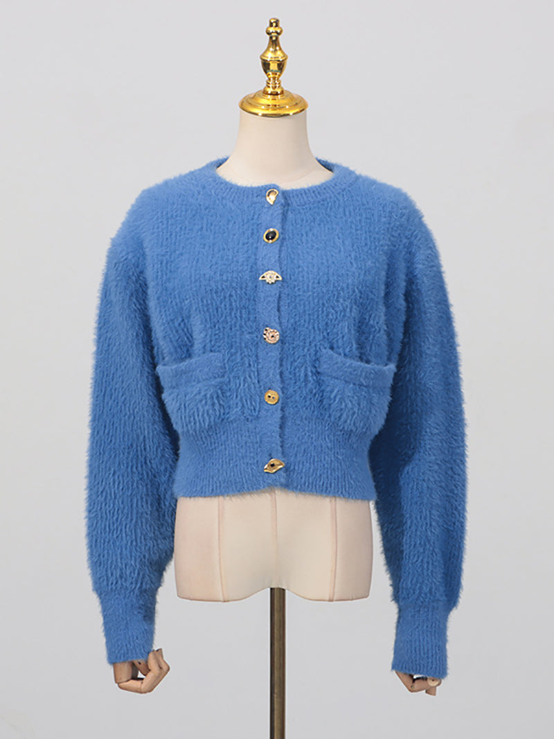 Casual Button Up Cardigan Sweater