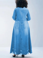 Casual Loose Denim Jacket Trench