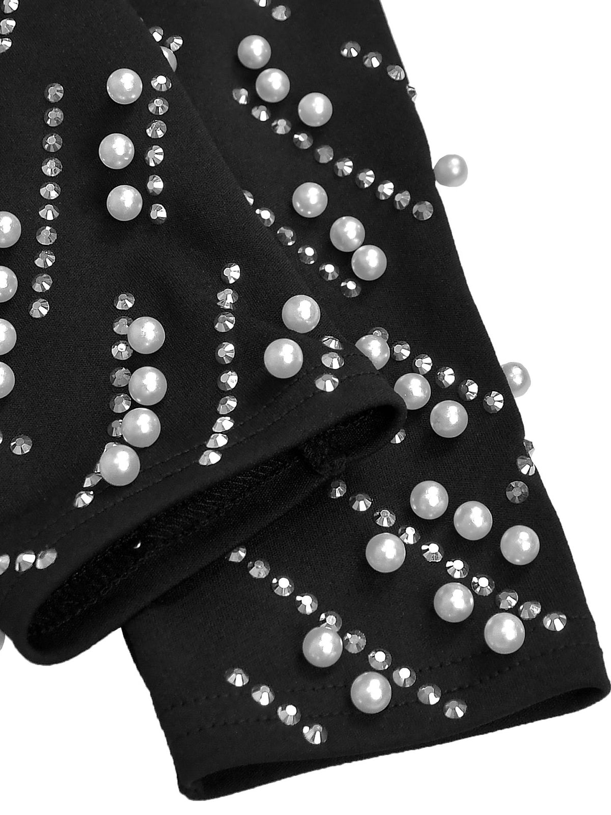 Elegant Beading Embellished Bodycon Maxi Dress