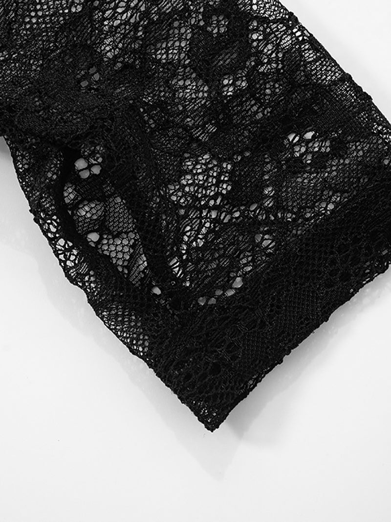 Sexy Lace See Through Slim Jumpsuits