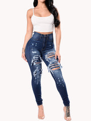 Fashion Ripped Jeans Pencil Pants