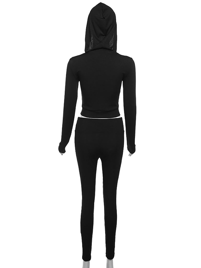 Casual Hooded Yoga Sports Set