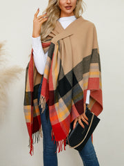 Fashion Cape Knit Cloak Coat