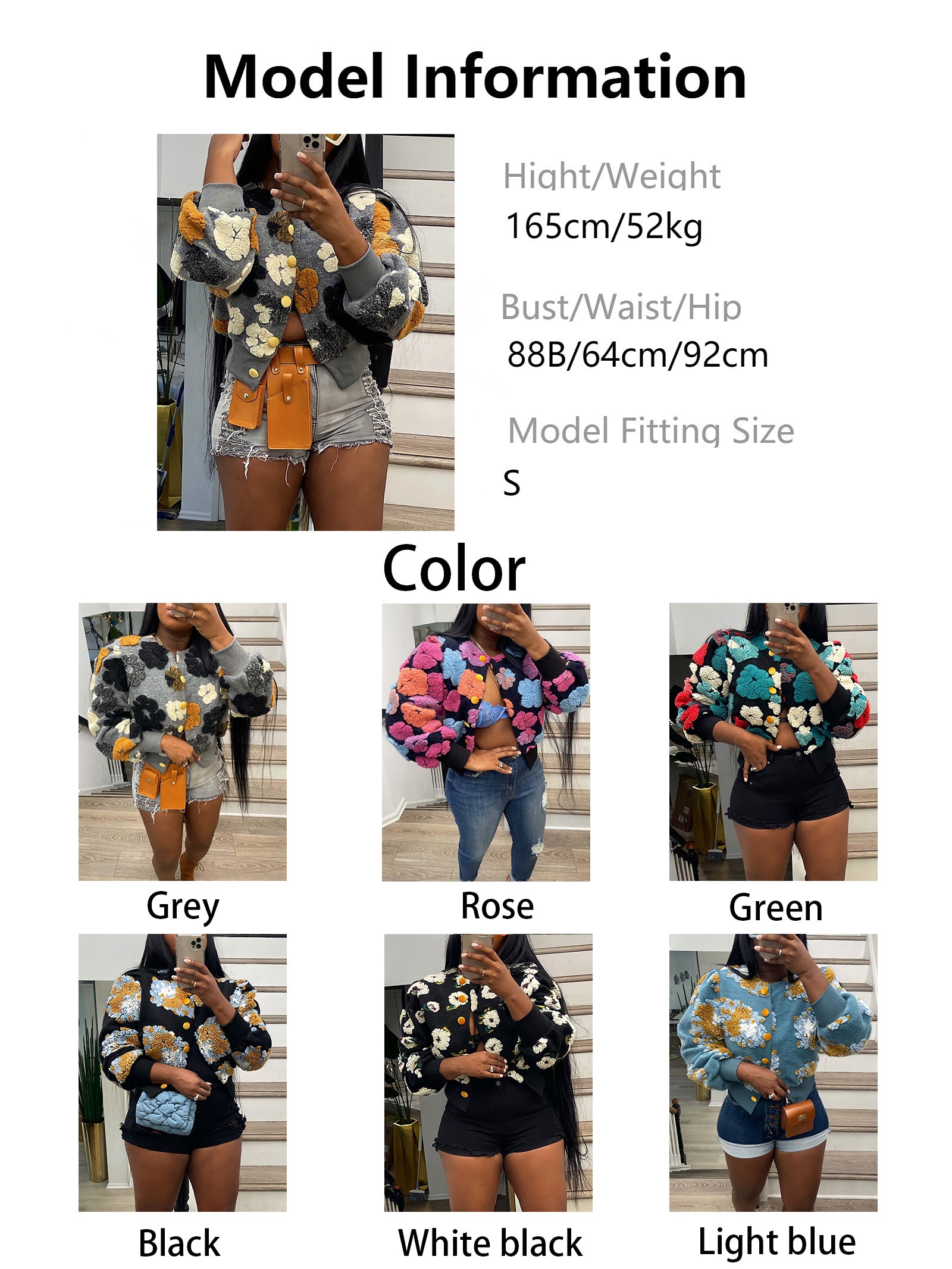 Retro Jacquard Single-breasted Cardigan Coat