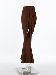 Vintage Asymmetric Maxi Skirt