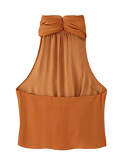 Casual Halter Backless Sleeveless Tank Vest