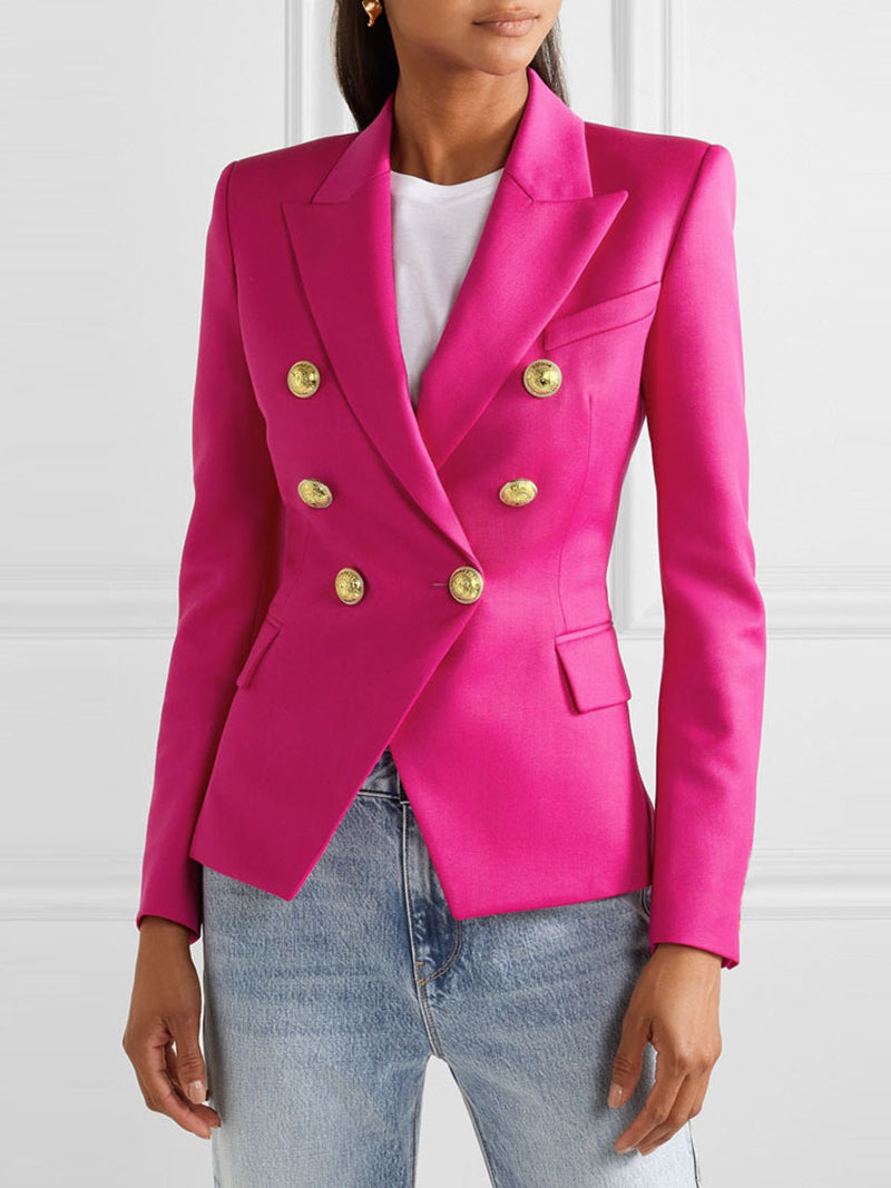 Fashion Double-Breasted Casual Blazer