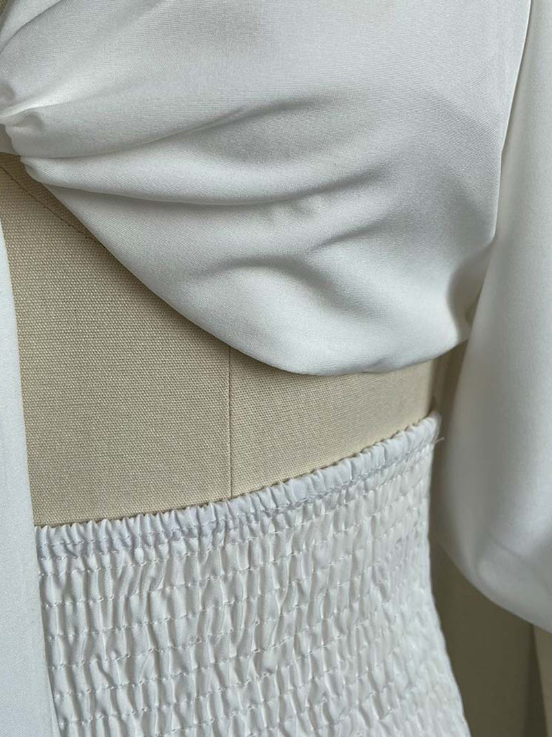 Sexy V Neck Tied Front Crop Tops And Wide Leg Pants Set