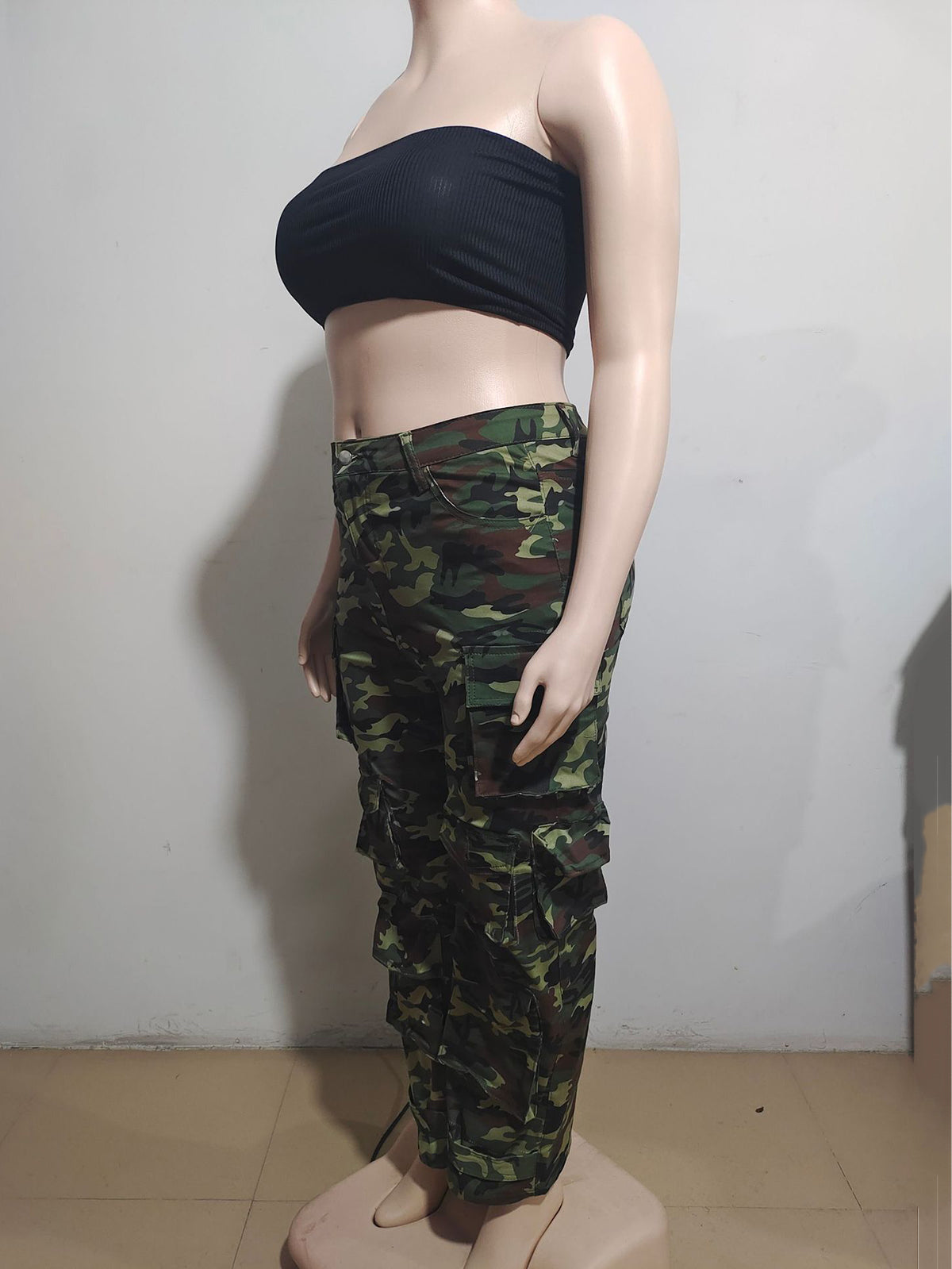 Fashion Camo Multi-pocket Casual Pants