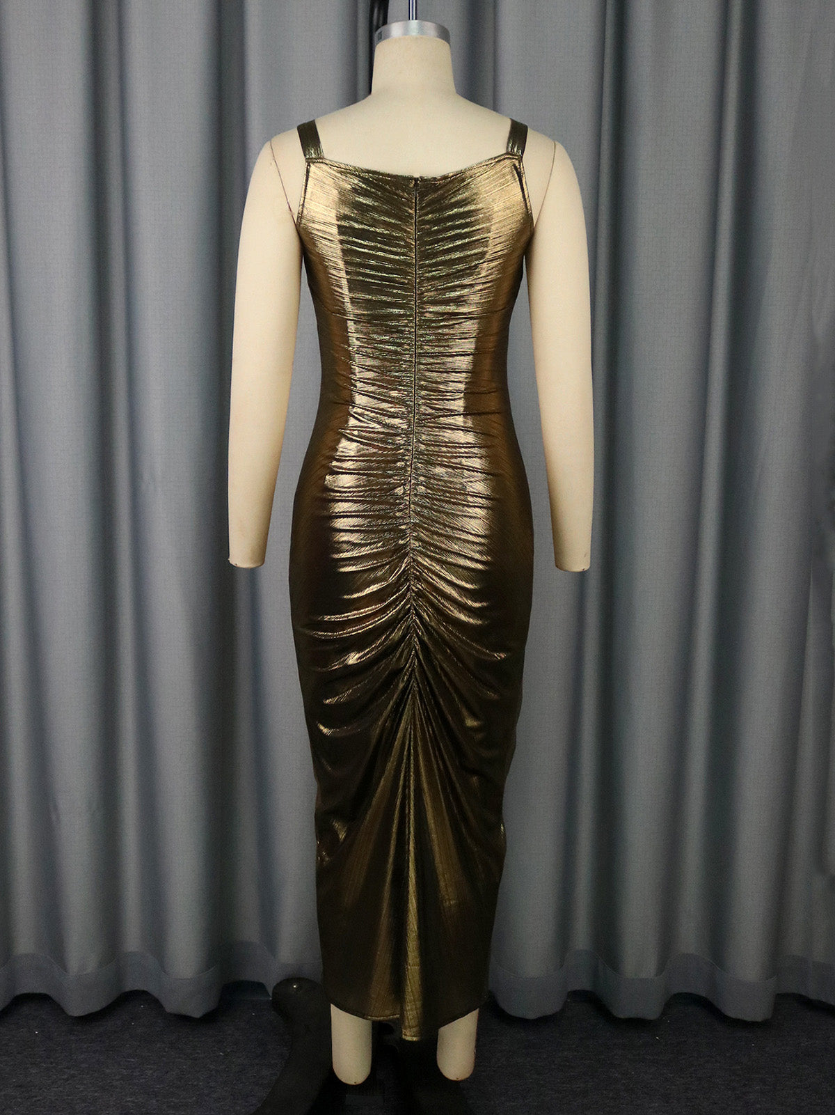Sexy Sleeveless Ruffles Bodycon Party Dress