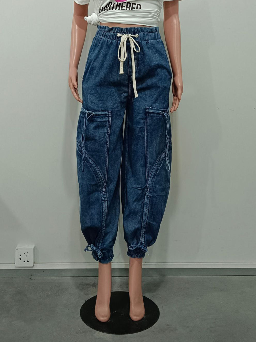 Fashion Lantern Pants Baggy Cargo Jeans